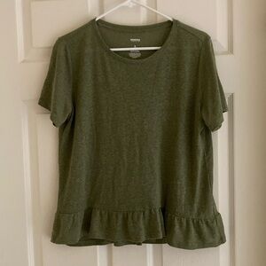 Sonoma Women's Short Sleeve T-Shirt - Green - Small